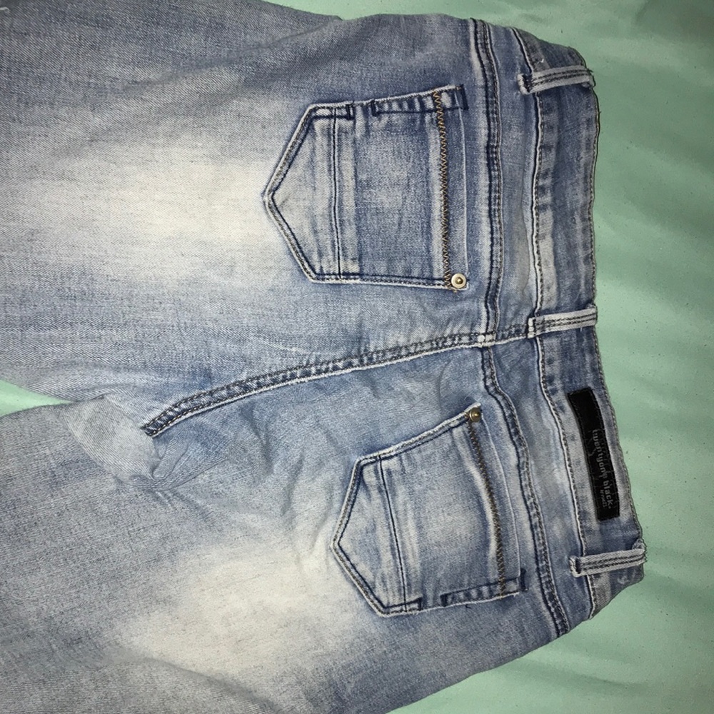 Ripped skinny jeans, Rue21, sz8 - Picture 3 of 3